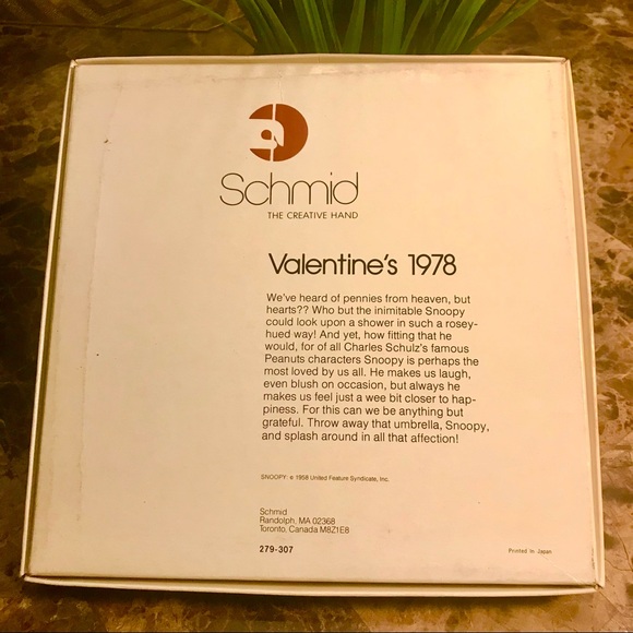 Valentine’s 1978 Peanuts by Charles Schulz Limited Edition Collectors Plate - Picture 7 of 8